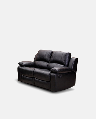 Leather Black Sofa Set